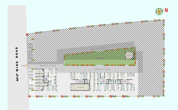  avdhesh-1 Block A & I & J & K Ground Floor Cluster Plan