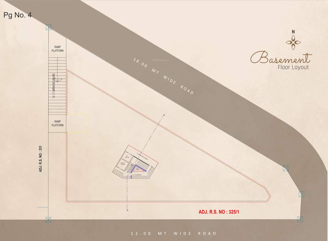 sunder one resi cum plaza Sunder One Resi Cum Plaza Cluster Plan For Basement