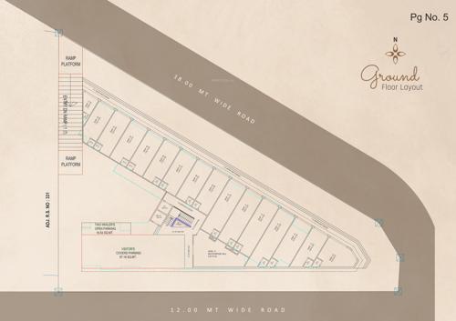  sunder-one-resi-cum-plaza Sunder One Resi Cum Plaza Cluster Plan For Ground Floor