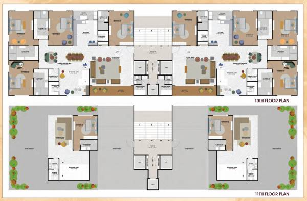  trionzza Block B Cluster Plan for 11th Floor