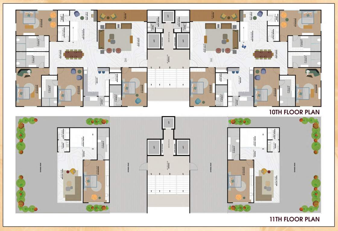  trionzza Block C Cluster Plan for 11th Floor