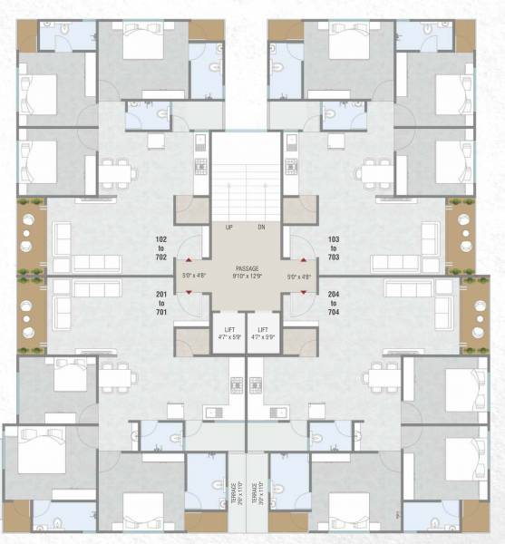 Madhav Bliss Cluster Plan madhav-bliss Madhav Bliss Cluster Plan