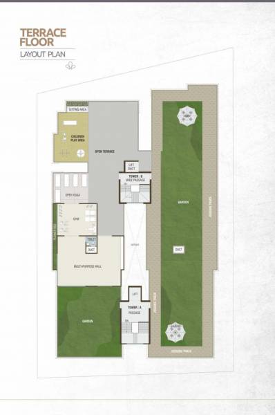  aarya-bliss Tower A TerraceCluster Plan