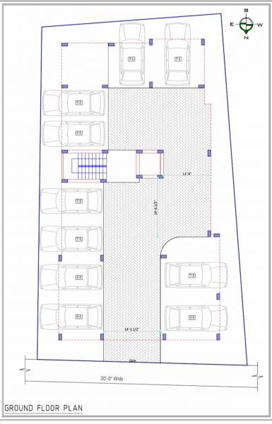  homes Esha Homes Cluster Plan For Ground Floor
