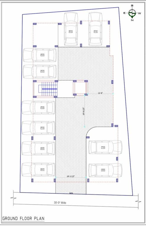  homes Esha Homes Cluster Plan For Ground Floor