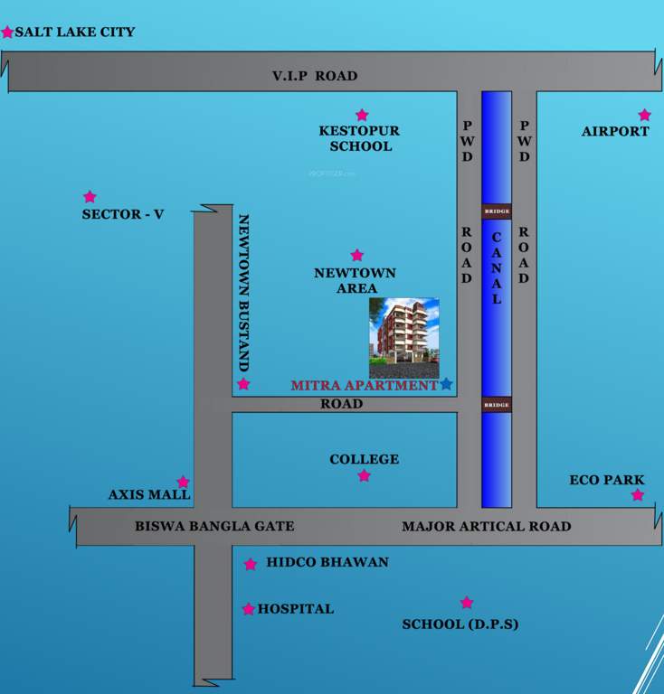  mitra apartment Location Plan