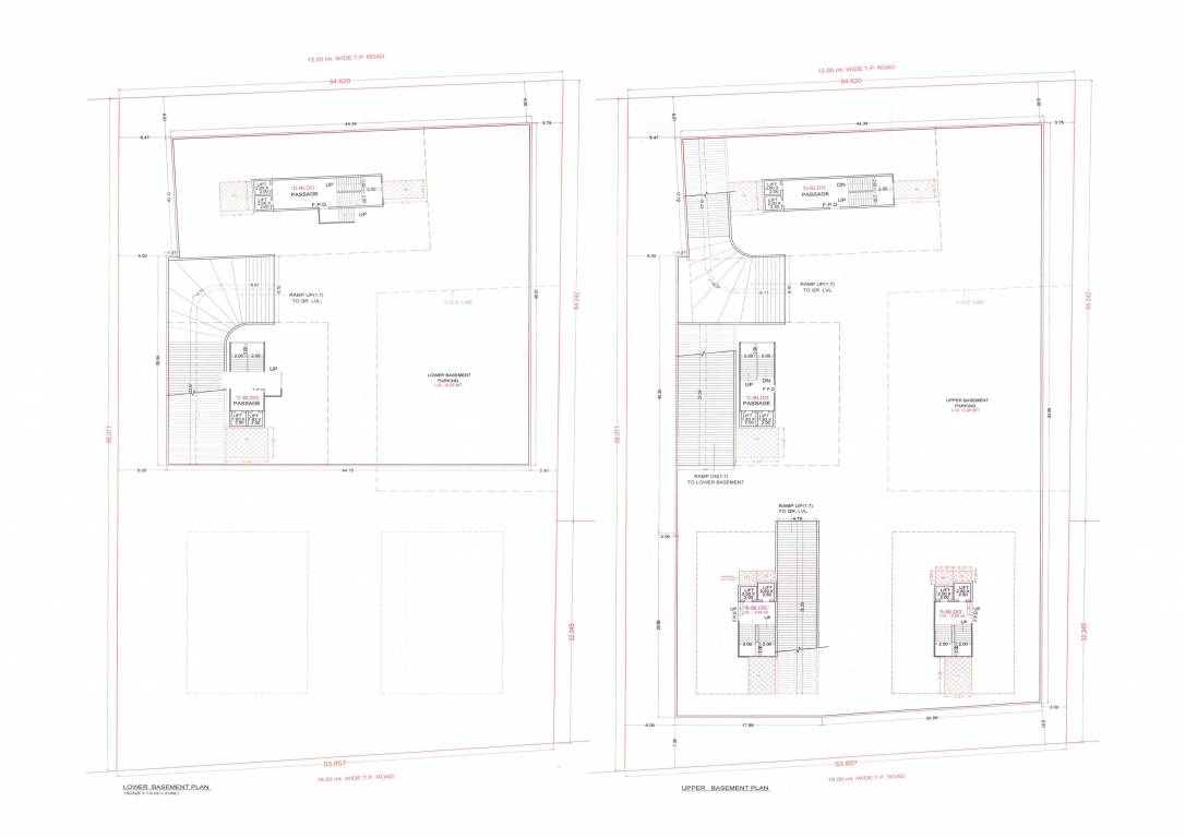 the address Block C And D Cluster Plan for Basement Floor