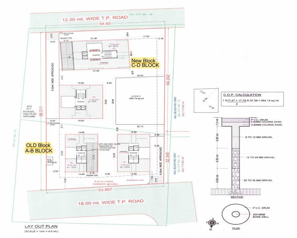  the address Layout Plan