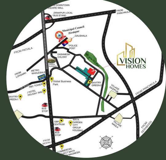 homes Location Plan
