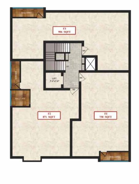  twin Twin Star Cluster Plan for 1st Floor