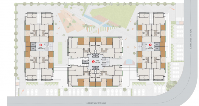  panache A  , B, C Cluster Plan for 14th Floor