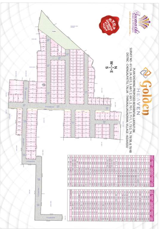  golden heaven Layout Plan