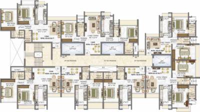  vrindavan Cluster Plan From 8th To 13th Floor