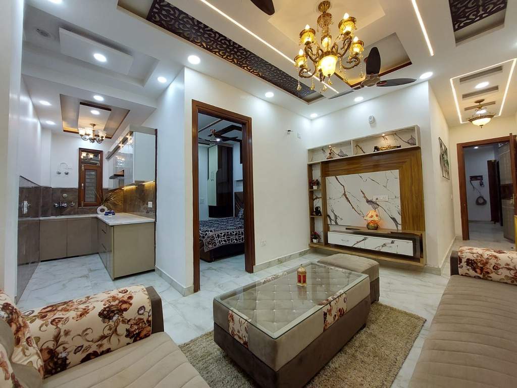  affordable floors in uttam nagar Living Area
