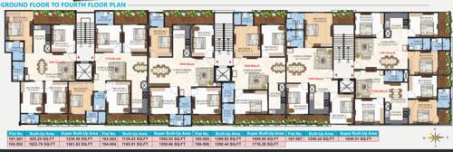  city-empire City Empire Cluster Plan From Ground To 4th Floor
