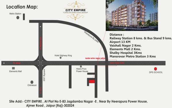  city-empire Location Plan