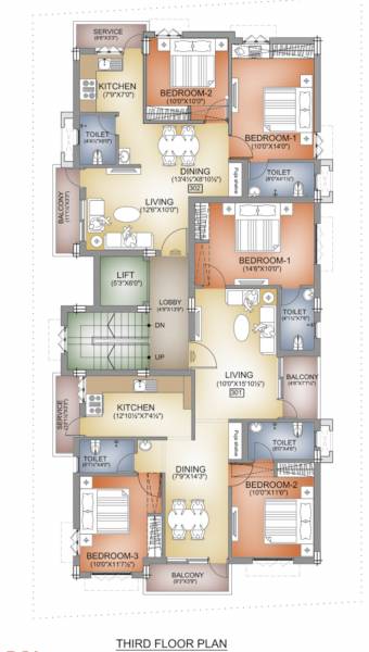 anugraha Anugraha Cluster Plan for 3rd Floor