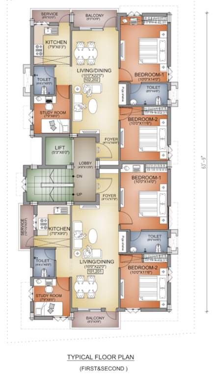  anugraha Anugraha Cluster Plan from 1st to 2nd Floor