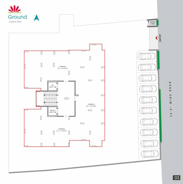  shivanjani-residency Shivanjani Residency Cluster Plan for ground Floor