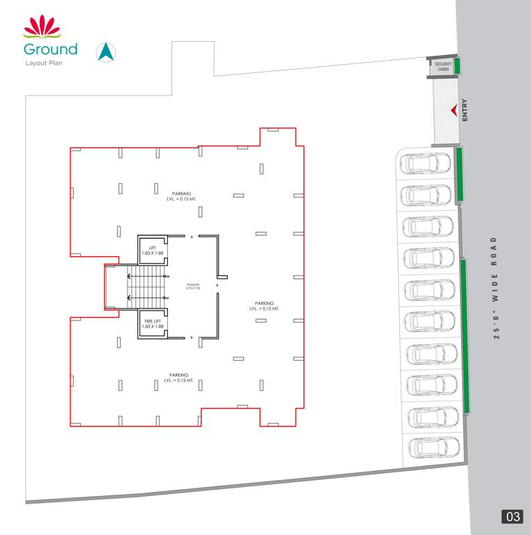 shivanjani residency Shivanjani Residency Cluster Plan for ground Floor