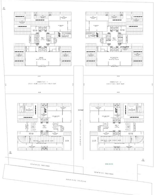  elegance Block A Cluster Plan For Ground Floor