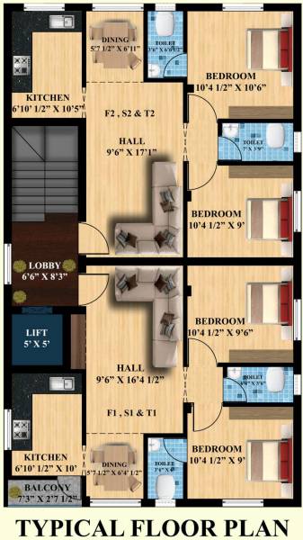  sun-castle Sun Castle Typical Cluster Plan