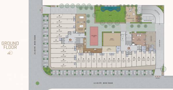 Block A & B Ground Floor Cluster Plan eliseo Block A & B Ground Floor Cluster Plan