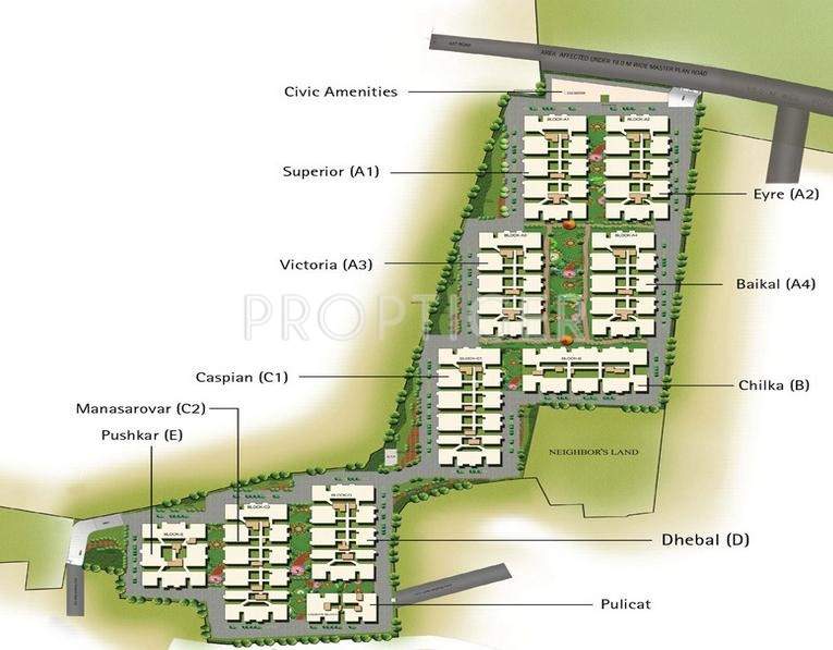 lake front Images for Master Plan of Janapriya Lake Front