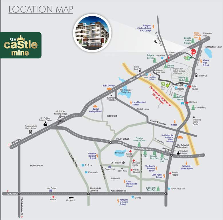  castle mine Location Plan