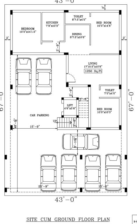  thirumala homes Thirumala Homes Cluster Plan for ground Floor