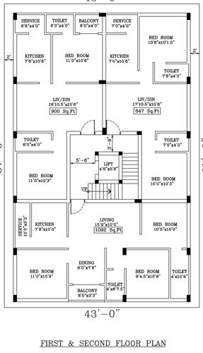  thirumala-homes Thirumala Homes Cluster Plan from 1st to 2nd Floor