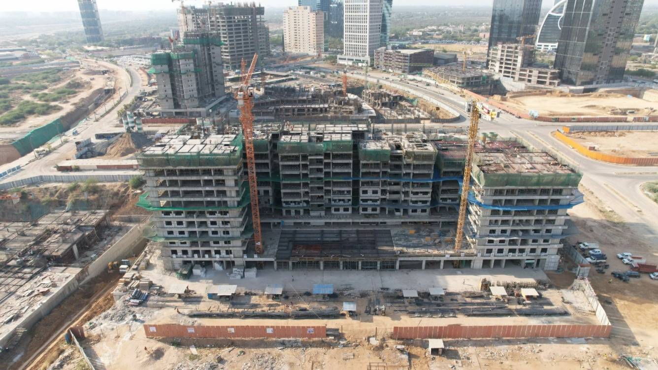 north sky Block A Construction Status Apr 25