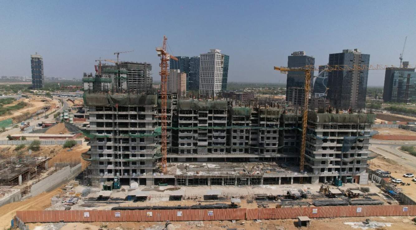 north sky Block B Construction Status July 25