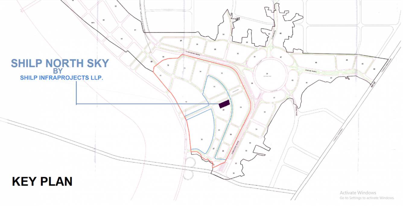 north sky Location Plan