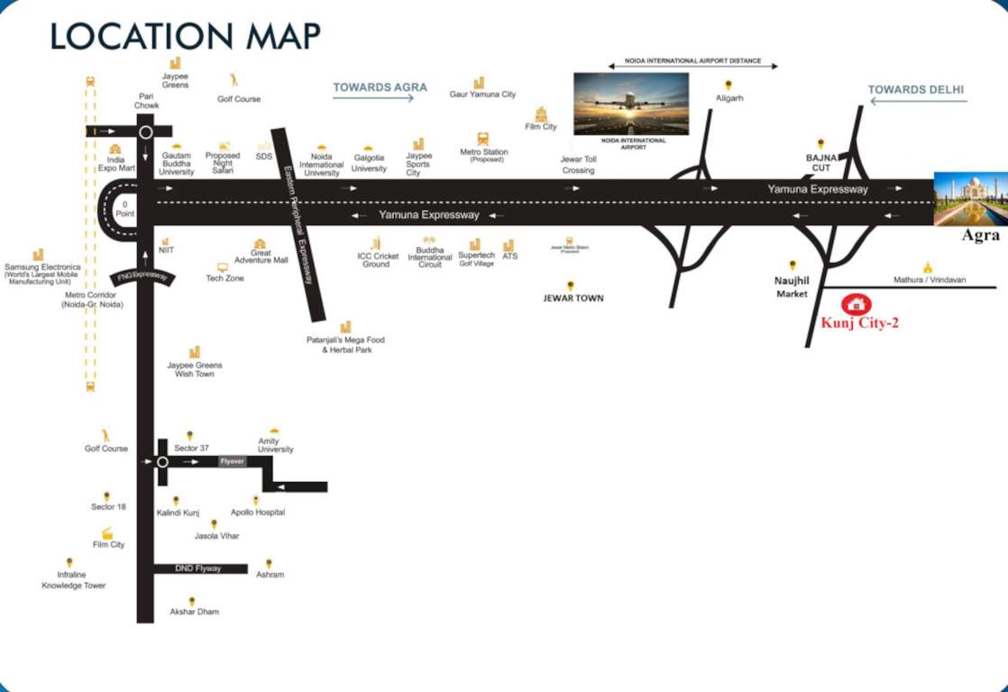  kunj city 2 Location Plan