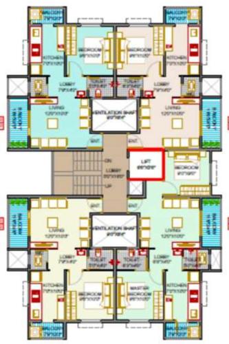  everest-heights Everest Heights Cluster Plan from 1st to 6th Floor