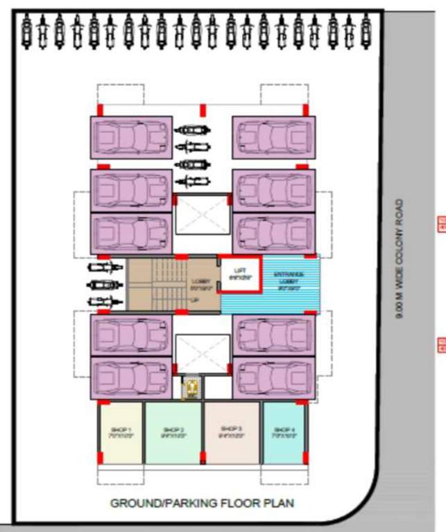  everest heights Ground Floor Everest Heights Cluster Plan
