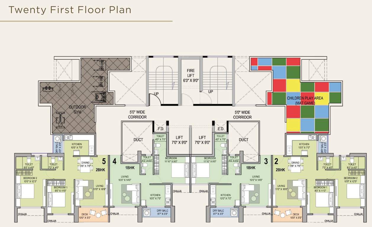  nisarg aura Nisarg Aura Cluster Plan For 21th Floor