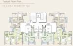 Nisarg Aura Cluster Plan From 3rd To 6th, 8th, 10th, 12th, 14rg, 15th, 18th, 20th Floor  nisarg-aura Nisarg Aura Cluster Plan From 3rd To 6th, 8th, 10th, 12th, 14rg, 15th, 18th, 20th Floor