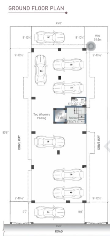  sree nivasam Sree Nivasam Ground Floor Cluster Plan
