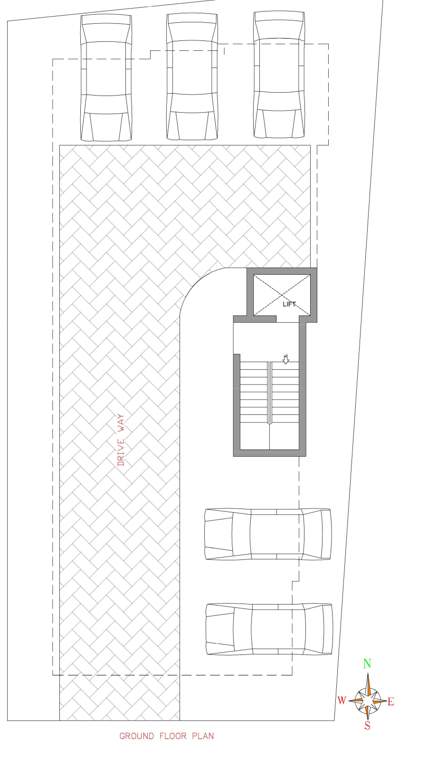  aksharam homes Aksharam Homes Ground Floor Cluster Plan
