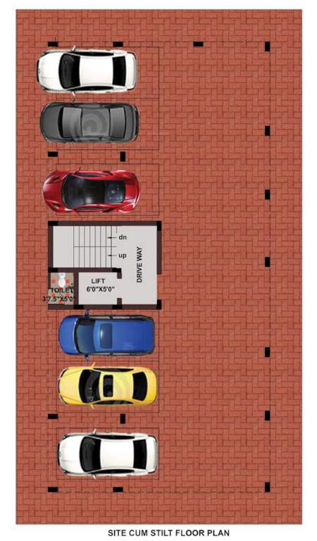  kambar apartment Kambar Apartment Ground Floor Cluster Plan