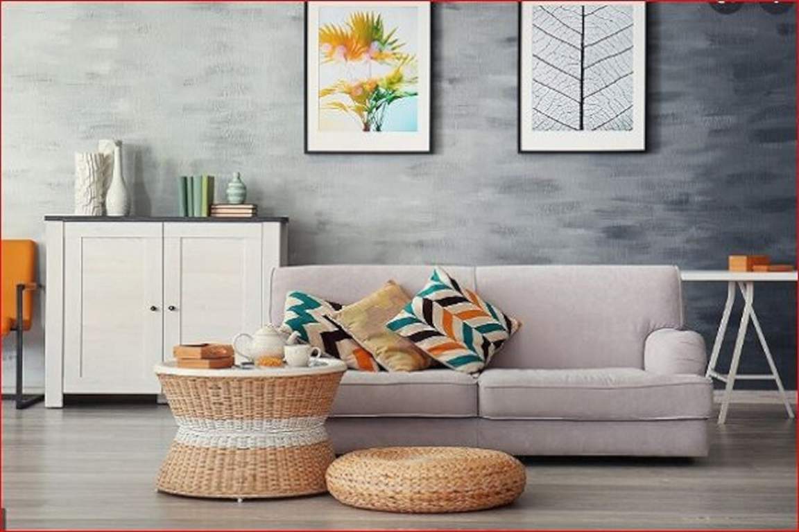  kambar apartment Living Area