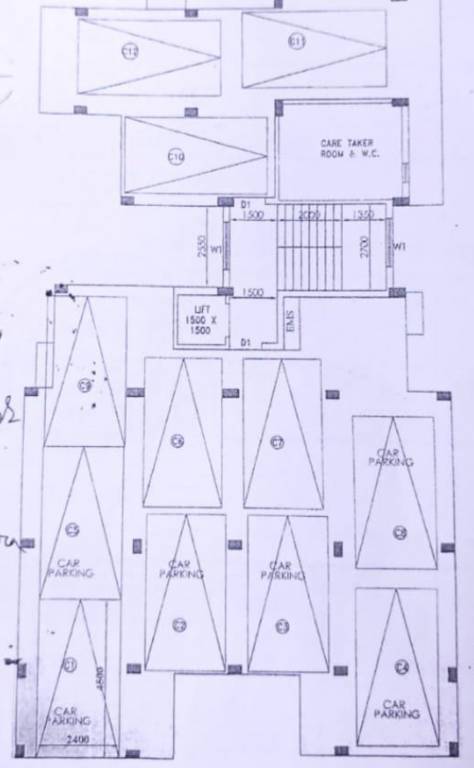  heritage Block B Parking Tower 1 Cluster Plan