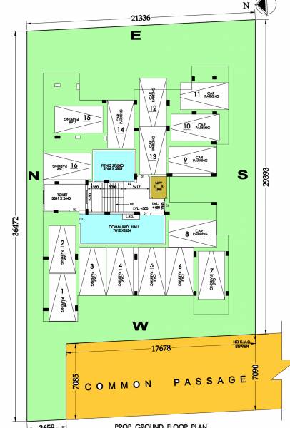  heritage Block E Tower 1 Cluster Plan