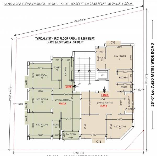  heritage Tower 1 Cluster Plan from 1st to 4th Floor