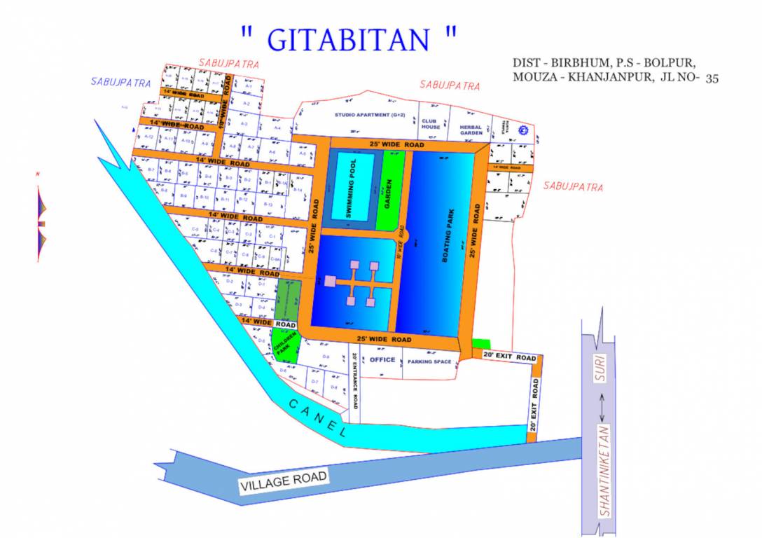  gitabitan Layout Plan