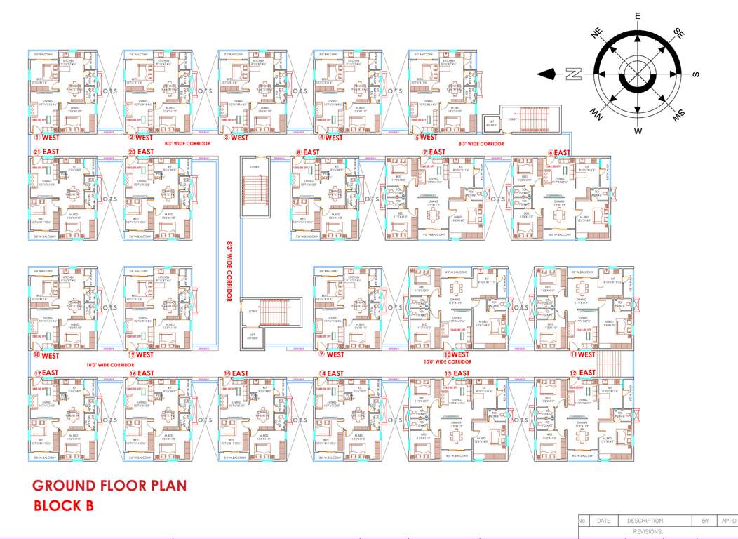  arcade Block B Cluster Plan For Ground Floor
