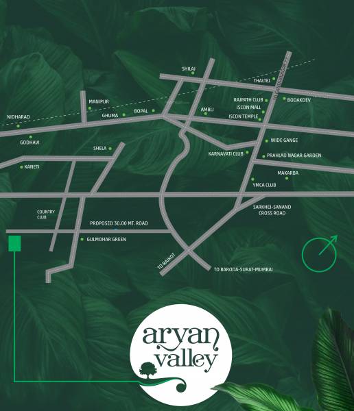  aryan-valley Location Plan
