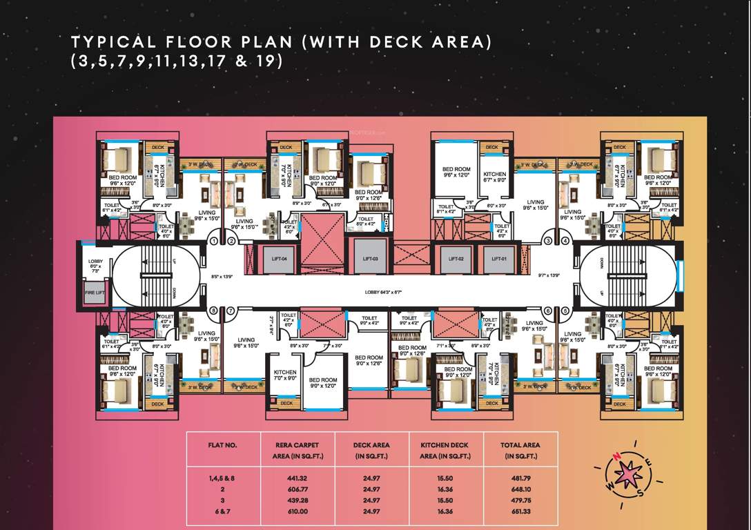  supremo phase i salvia d wing Phase I Salvia D Wing Cluster Plan from 3rd to 19th Floor